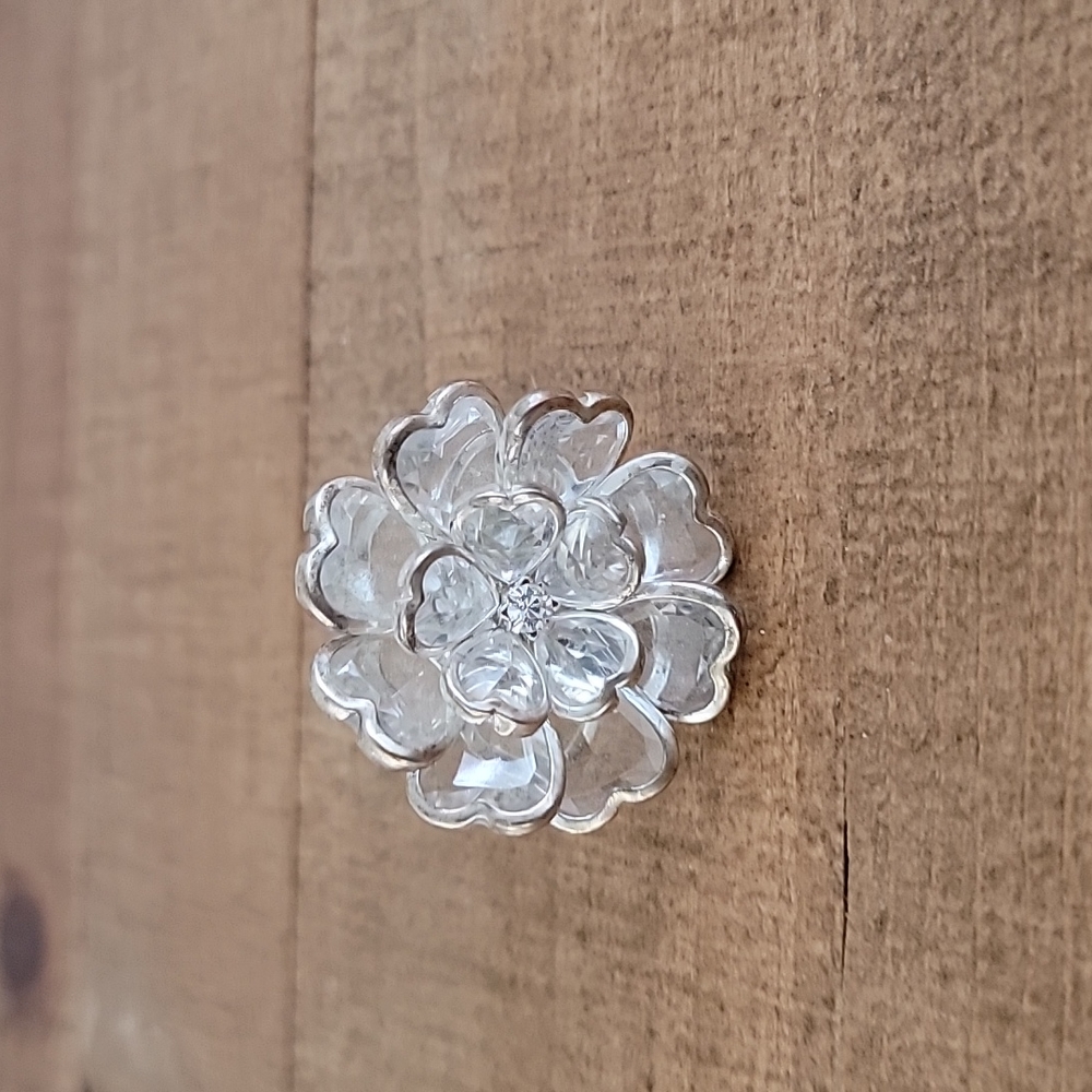 Heart Rose Fashion Ring - Picture 1 of 8